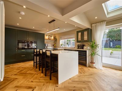 Extended & Refitted open plan living dining kitche